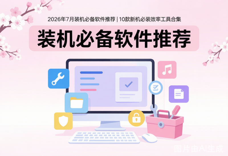 2026年7月装机必备软件推荐 | 10款新机必装效率工具合集-荔枝资源 - 精品软件下载站