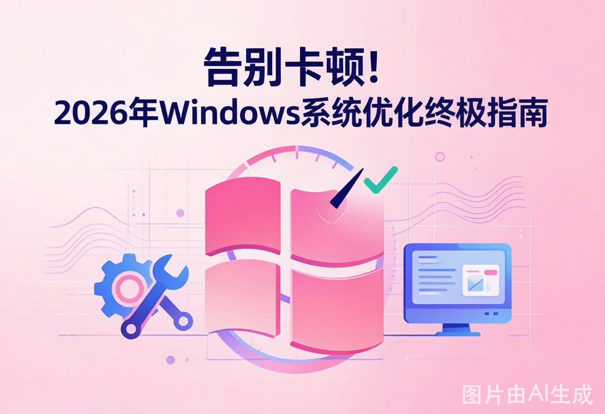 告别卡顿！2026年Windows系统优化终极指南（附工具推荐）-荔枝资源 - 精品资源下载站