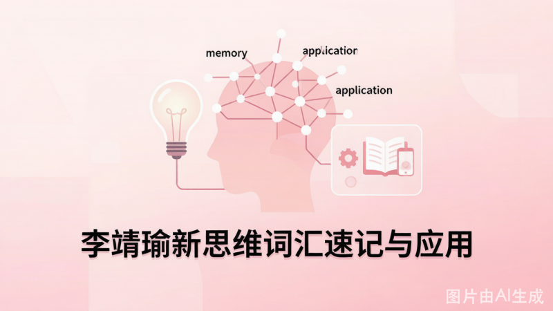 李靖瑜新思维词汇速记与应用 下载与使用指南-荔枝资源 - 精品软件下载站