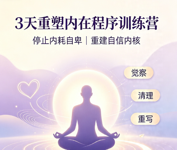 3 天重塑内在程序训练营完整版-荔枝资源 - 精品软件下载站