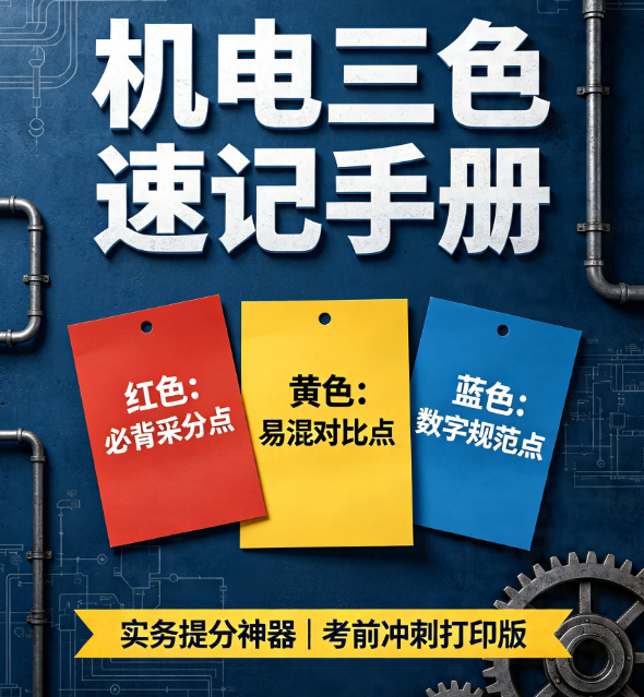 干货预警:机电三色速记手册.pdf,帮你少走80%的弯路-荔枝资源 - 精品软件下载站