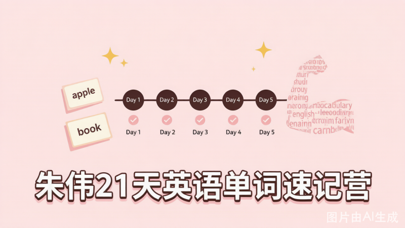 朱伟21天英语单词速记营-荔枝资源 - 精品软件下载站