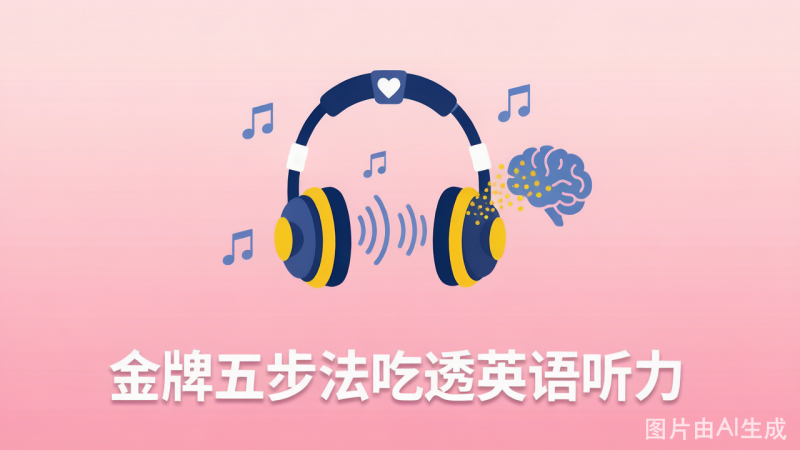 金牌五步法吃透英语听力 课程资源-荔枝资源 - 精品软件下载站