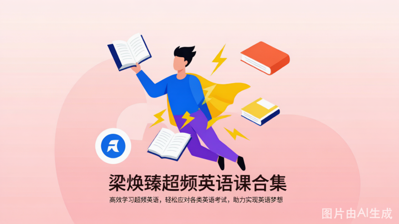 梁焕臻超频英语课合集才是打开语言学习的正确方式 学习资料-荔枝资源 - 精品软件下载站