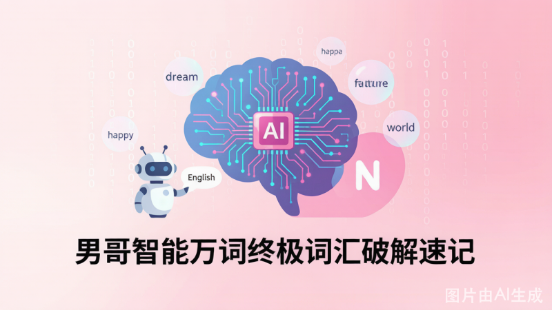 男哥智能万词终极词汇破解速记 学习笔记-荔枝资源 - 精品软件下载站