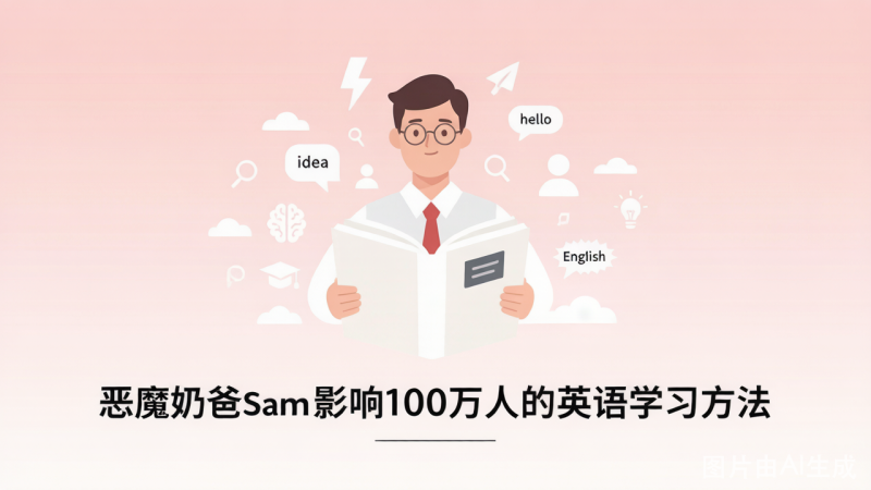 恶魔奶爸Sam影响100万人的英语学习方法才是打开语言学习的正确方式-荔枝资源 - 精品软件下载站