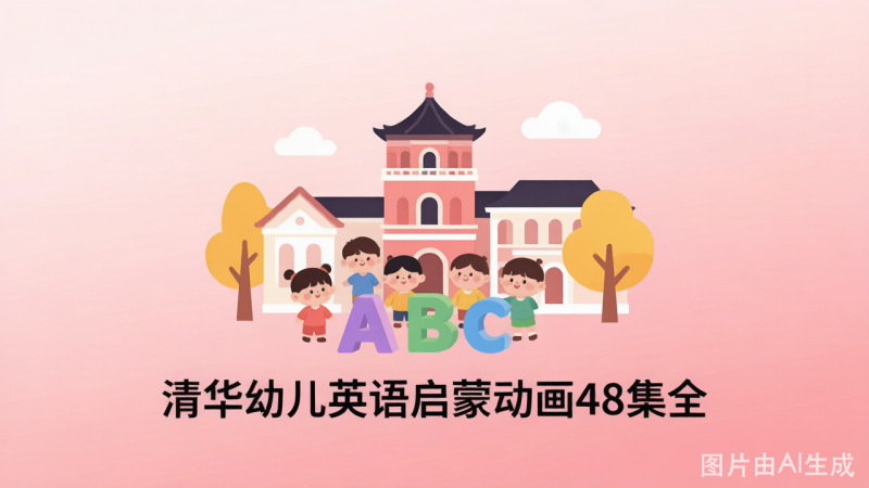 清华幼儿英语启蒙动画48集全-荔枝资源 - 精品软件下载站
