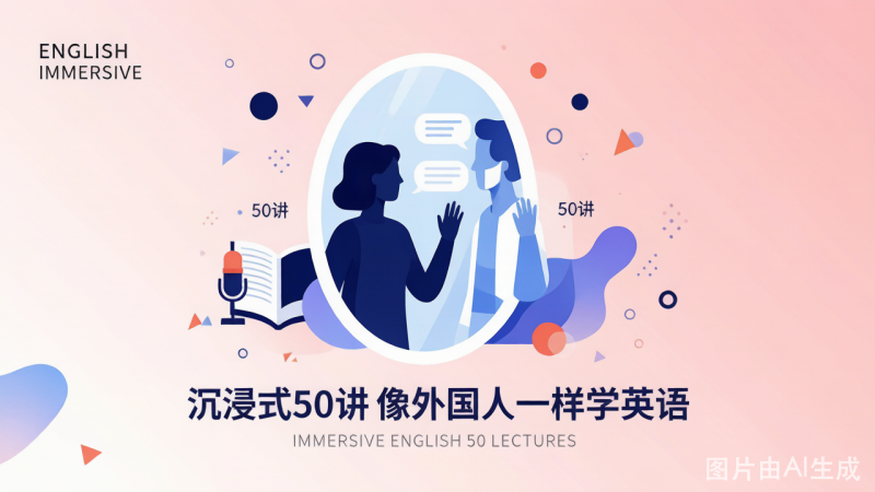 沉浸式50讲像外国人一样学英语 学习资料-荔枝资源 - 精品软件下载站